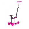 Chipolino Multi Plus roller tolókarral - pink