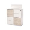 Lorelli Cupboard pelenkázó komód - White & Light Oak