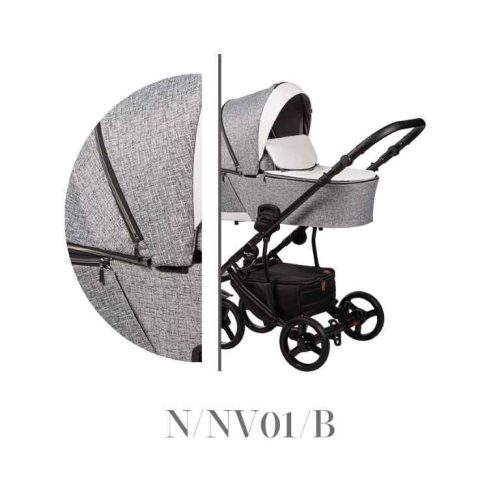Baby Merc Novis 3in1 Multifunkciós Babakocsi Szürke