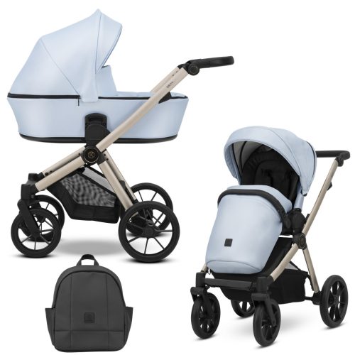 Kunert Brav 2in1 Multifunkciós Babakocsi Baby Blue Eco