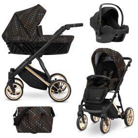   Kunert Ivento Premium 3in1 Multifunkciós Babakocsi Black Style