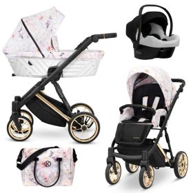   Kunert Ivento Premium 3in1 Multifunkciós Babakocsi Delicate Flowers