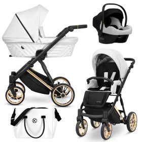   Kunert Ivento Premium 3in1 Multifunkciós Babakocsi Eco White Pearl