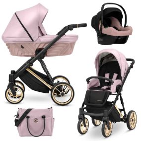   Kunert Ivento Premium 3in1 Multifunkciós Babakocsi Eco Pink Metalic