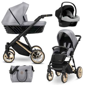 Kunert Ivento Premium 2in1 Multifunkciós Babakocsi Eco Grey Metalic