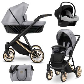 Kunert Ivento Premium 2in1 Multifunkciós Babakocsi Eco Grey Metalic