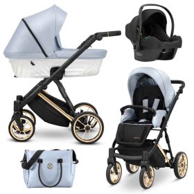 Kunert Ivento Premium 2in1 Multifunkciós Babakocsi Eco Baby Blue Metalic