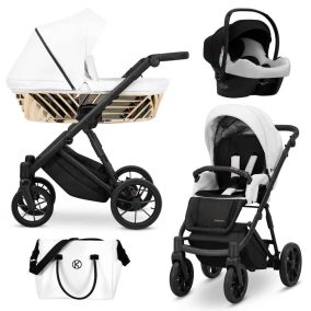   Kunert Ivento Glam 3in1 Multifunkciós Babakocsi Eco White Pearl