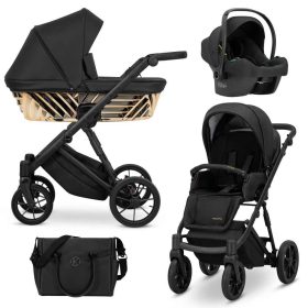   Kunert Ivento Glam 3in1 Multifunkciós Babakocsi Eco Black Pearl