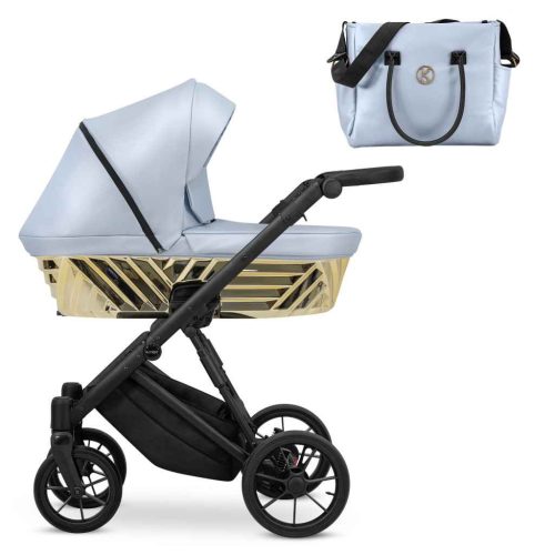 Kunert Ivento Glam 3in1 Multifunkciós Babakocsi Eco Baby Blue Metalic