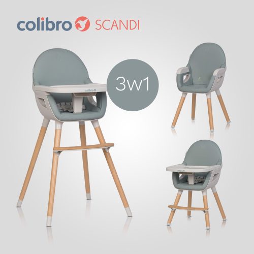 Colibro Scandi 3in1 Etetőszék - Agava