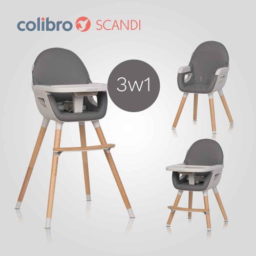 Colibro Scandi 3in1 Etetőszék - Onyx
