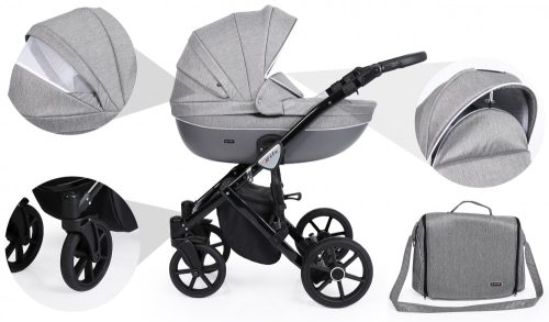 Kunert Mila 3in1 Multifunkciós Babakocsi Beige 