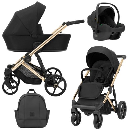 Kunert Arizo Premium 3in1 Mulitfunkciós Babakocsi Black