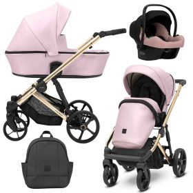   Kunert Arizo Premium 3in1 Multifunkciós Babakocsi Baby Pink Eco