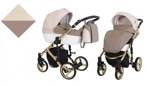 Kunert Tiaro Premium 3in1 Multifunkciós Babakocsi Brown-Cream