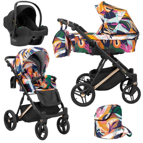 Kunert Lazzio Premium 3in1 Multifunkciós Babakocsi Colorful