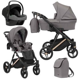   Kunert Lazzio Premium 3in1 Multifunkciós Babakocsi Grafit Eco