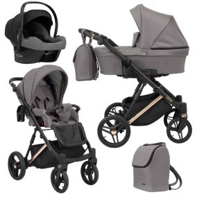   Kunert Lazzio Premium 3in1 Multifunkciós Babakocsi Grafit Eco