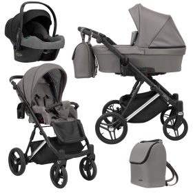   Kunert Lazzio Premium 3in1 Multifunkciós Babakocsi Grafit Eco