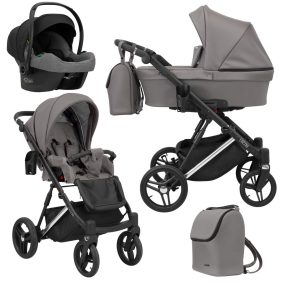   Kunert Lazzio Premium 3in1 Multifunkciós Babakocsi Grafit Eco