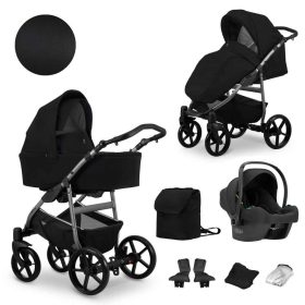 Kunert Mata 3in1 Multifunkciós Babakocsi Black