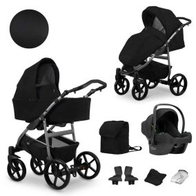 Kunert Mata 3in1 Multifunkciós Babakocsi Black