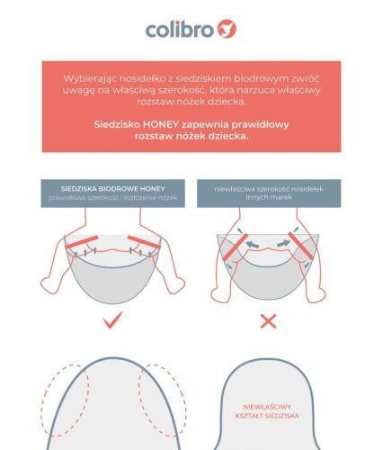 Colibro Honey Kenguru Merev Csípőülőkével - Cool 