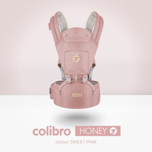Colibro Honey Kenguru Merev Csípőülőkével - Sweet Pink