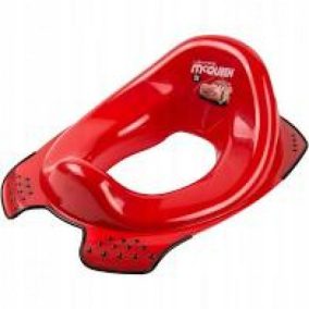 Wc szűkítő Keeeper piros szín, verdás minta