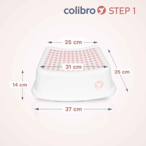 Colibro Step1 Wc Fellépő - Pink