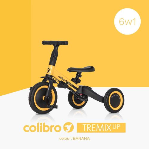 Colibro Tremix Up 6in1 Futóbicikli - Banana