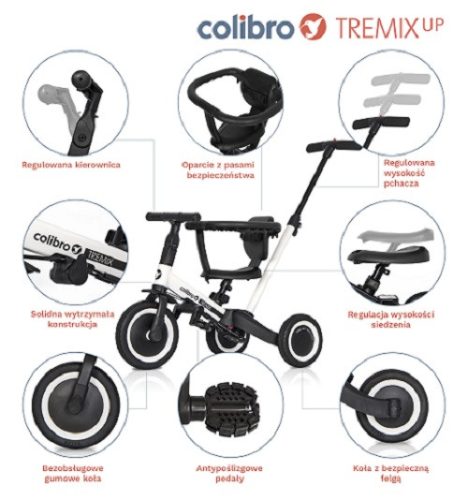 Colibro Tremix Up 6in1 Futóbicikli - Magnetic