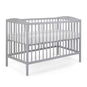   Tomi 7. Kiságy 60x120 - szürke (bemart ülő macik mintával)