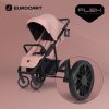  Euro-Cart Flex Black Edition Lapracsukható Sportbabakocsi Pink