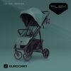  Euro-Cart Flex Black Edition Lapracsukható Sportbabakocsi Mineral