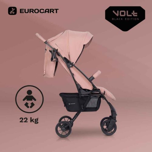  Euro-Cart Volt Black Edition Lapracsukható Sportbabakocsi  Langust
