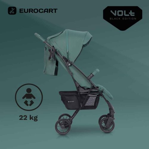  Euro-Cart Volt Black Edition Lapracsukható Sportbabakocsi  Mineral