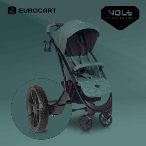  Euro-Cart Volt Black Edition Lapracsukható Sportbabakocsi  Mineral