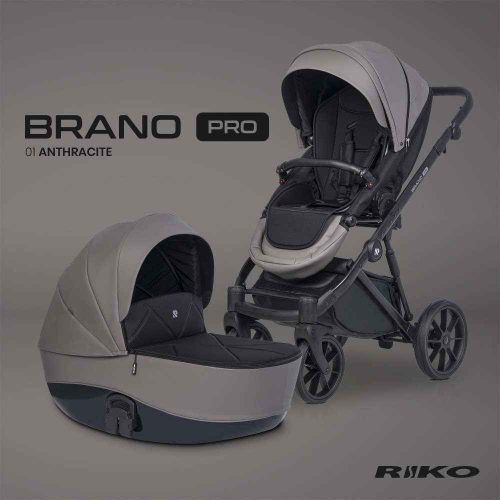 Riko Brano Pro 3in1 Multifunkciós Babakocsi Anthracite