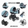 Riko Brano Pro 2in1, 3in1 Multifunkciós Babakocsi Kék