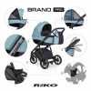 Riko Brano Pro 3in1 Multifunkciós Babakocsi Crystal Blue