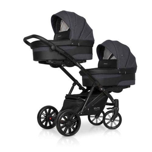 Riko Team Multifunkciós Ikerbabakocsi Anthracit