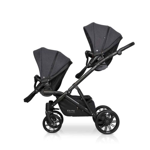 Riko Team Multifunkciós Ikerbabakocsi Anthracit