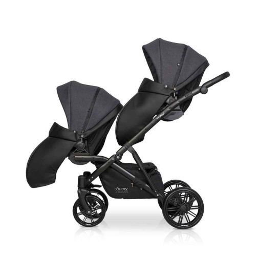 Riko Team Multifunkciós Ikerbabakocsi Anthracit