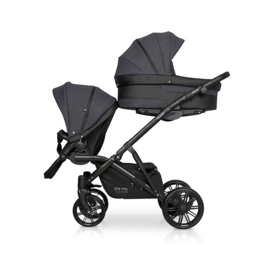 Riko Team Multifunkciós Ikerbabakocsi Anthracit