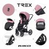 Riko Trex 2in1, 3in1 Multifunkciós Babakocsi Energy Pink