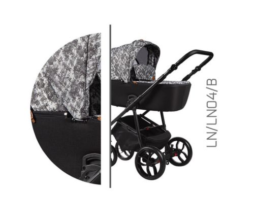 Baby Merc La Noche 3in1 Multifunkciós Babakocsi  Szürke