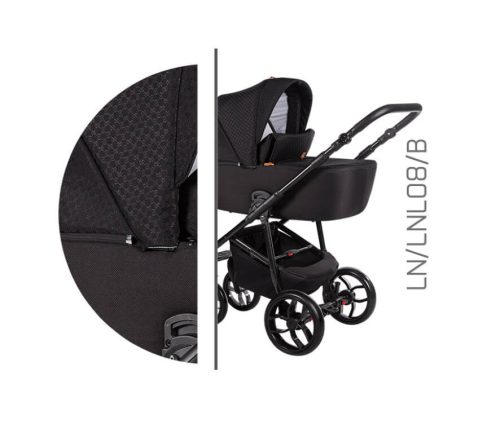 Baby Merc La Noche 3in1 Multifunkciós Babakocsi  Fekete