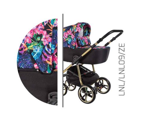 Baby Merc La Noche Limited Edition 3in1 Multifunkciós Babakocsi  Virágos